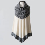 PopsFL knitwear manufacturer wholesale Poncho / Cape Fiona baby alpaca