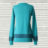 Popsfl knitwear manufacturer wholesale Women's sweater baby alpaca 100% with V-neck