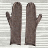 PopsFL knitwear manufacturer wholesale Fingerless gloves / wrist warmers with honeycomb pattern.