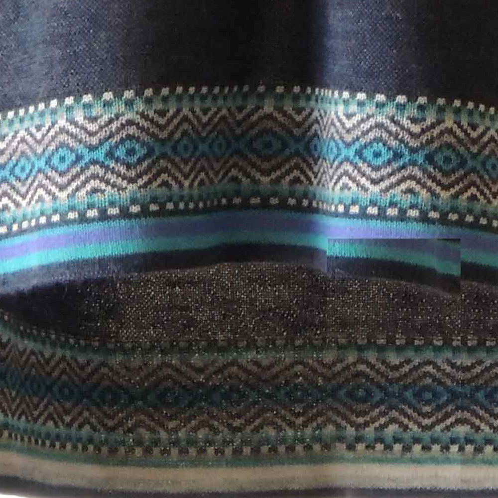 PopsFL .com alpaca fashion Outlet Sweater 100% baby alpaca with big cowl collar with graphic pattern in color blue jeans. made in Peru PopsFL .com alpaca fashion Outlet Sweater 100% baby alpaca with big cowl collar with graphic pattern in color blue jeans. made in Peru