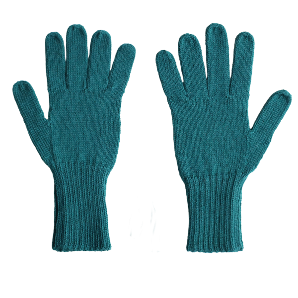Homepage popsfl.com alpaca fashion outlet Fingered Alpaca Gloves, Hand Knitted color Dartmouth Green, Unisex made in Peru