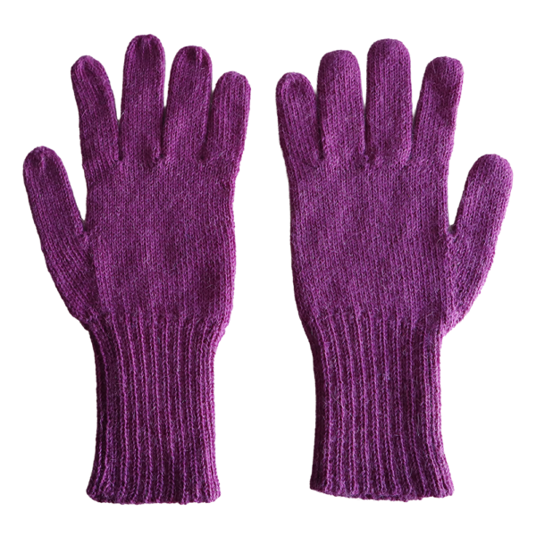 Homepage Popsfl.com Alpaca fashion outlet Fingered Gloves, 100% Alpaca Hand Knitted color barney, Unisex made in Peru