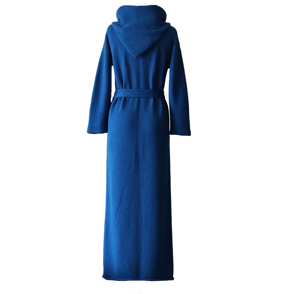 PopsFL alpaca fashion outlet Royal Alpaca Cardigan - Coat HOODED, soft felted. Color bleu made in Peru PopsFL alpaca fashion outlet Royal Alpaca Cardigan - Coat HOODED, soft felted. Color bleu made in Peru
