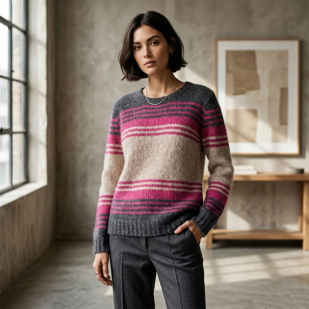 Popsfl.com alpaca fashion outlet knitted women sweaters /  pullovers made in Peru