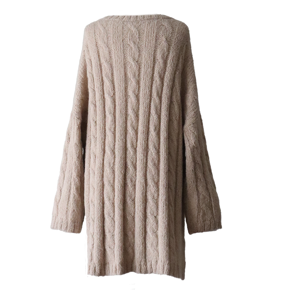 popsfl.com alpaca fashion outlet Oversized Suri alpaca sweater with all over cable pattern, Crewneck, Split Hem, color taupe. Made in Peru popsfl.com alpaca fashion outlet Oversized Suri alpaca sweater with all over cable pattern, Crewneck, Split Hem, color taupe. Made in Peru
