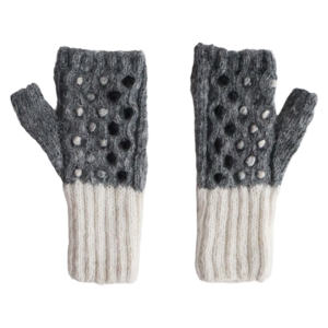 PopsFL.com outlet: Fingerless gloves, wrist warmers,100% Alpaca, Natural colors. Handmade in Peru