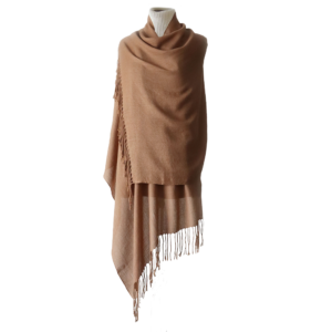 Popsfl.com Alpaca fashion outlet Shawl / stole in royal alpaca yarn, handwoven, color camel evening wrap made in Peru
