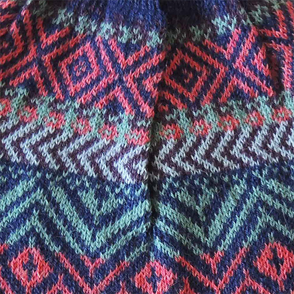 PopsFL alpaca fashion outlet Baby alpaca beanie, multi color jacquard knitted, sky blue PopsFL alpaca fashion outlet Baby alpaca beanie, multi color jacquard knitted, sky blue