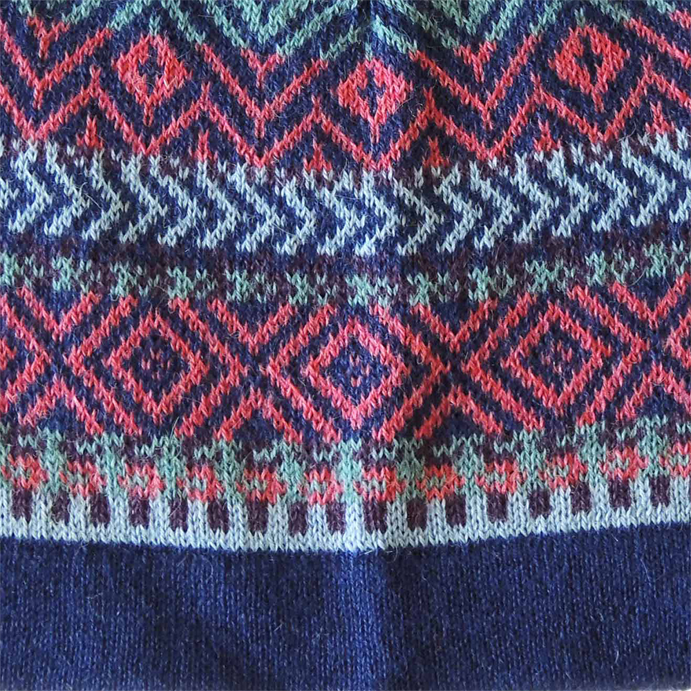 PopsFL alpaca fashion outlet Baby alpaca beanie, multi color jacquard knitted, sky blue PopsFL alpaca fashion outlet Baby alpaca beanie, multi color jacquard knitted, sky blue