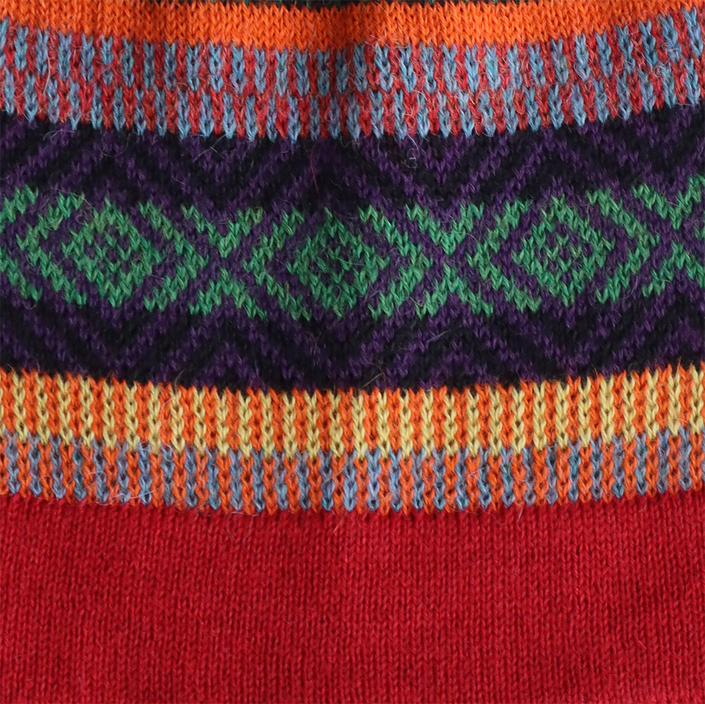 PopsFL alpaca fashion outlet Baby alpaca beanie, multi color jacquard knitted, rainbow PopsFL alpaca fashion outlet Baby alpaca beanie, multi color jacquard knitted, rainbow