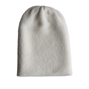 popsfl.com alpaca fashion outlet Unisex Alpaca beanie, double Knitted Felted Winter Hat, color creme white made in Peru