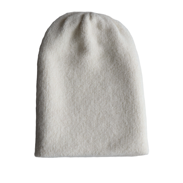 Homepage popsfl.com alpaca fashion outlet Unisex Alpaca beanie, double Knitted Felted Winter Hat, color creme white made in Peru