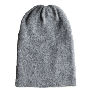 popsfl.com alpaca fashion outlet Unisex Alpaca beanie, double Knitted Felted Winter Hat, color gray made in Peru