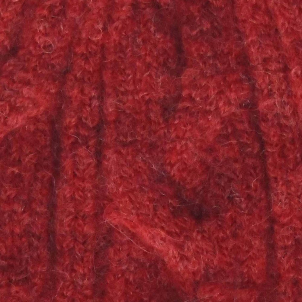 Unisex alpaca beanie felted winter hat with cable pattern and ribbed cuff, tan red . made in Peru Unisex alpaca beanie felted winter hat with cable pattern and ribbed cuff, tan red . made in Peru